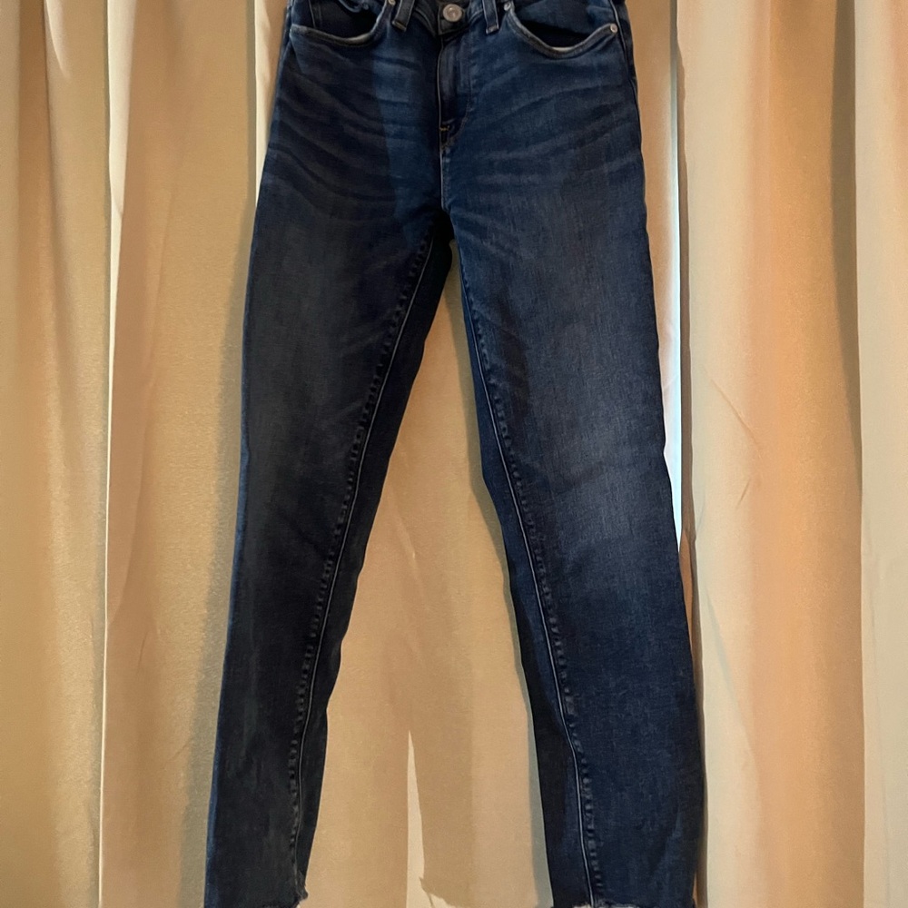 Hudson Jeans wmns Dark Blue Skinny Jeans - Picture 2 of 3